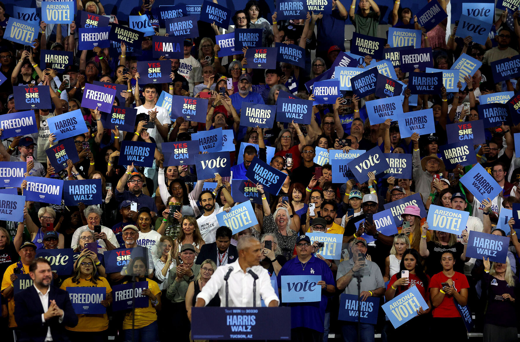 Former President Barack Obama in Tucson